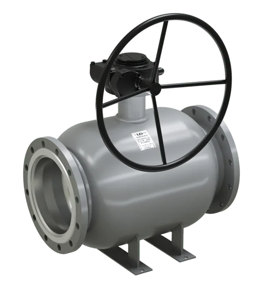 Кран стальной с редуктором